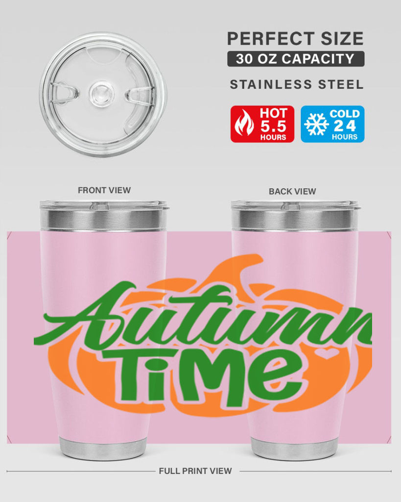 Autumn Time 34#- fall- Tumbler