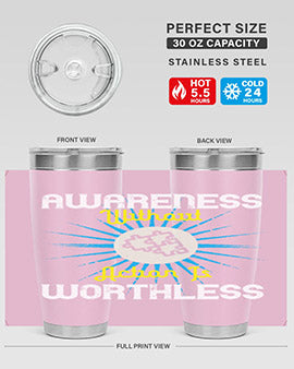 Awareness without action is worthless Style 2#- self awareness- Tumbler