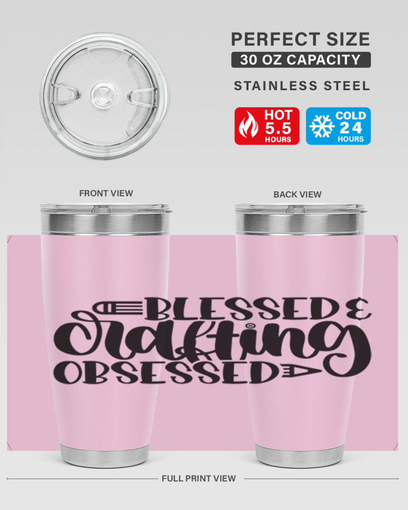 Blessed Crafting Obsessed 47#- crafting- Tumbler