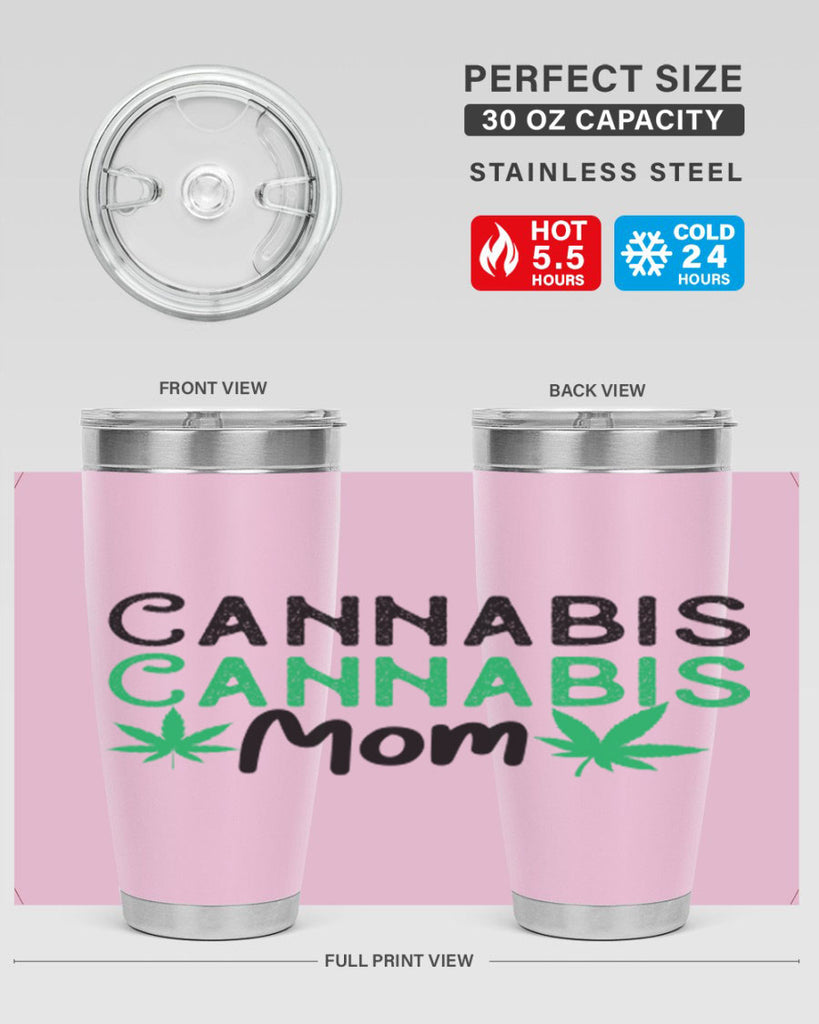 Cannabis Mom 48#- marijuana- Tumbler