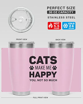 Cats Make Me Style 40#- cat- Tumbler