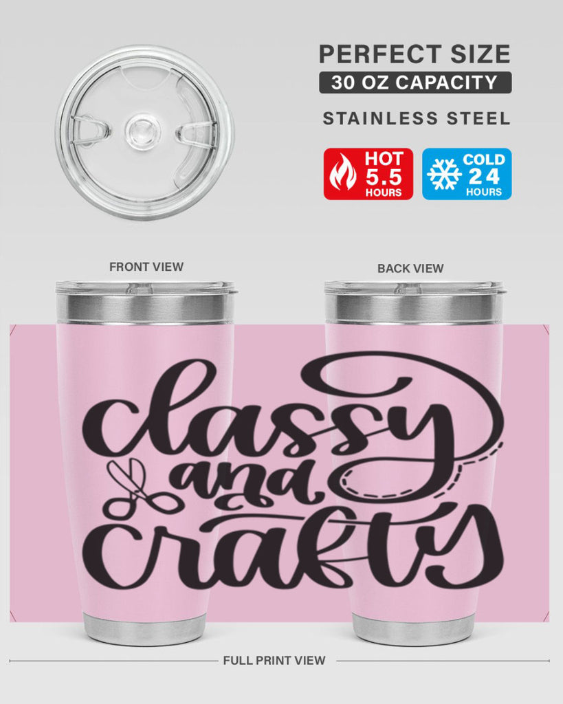 Classy And Crafty 43#- crafting- Tumbler