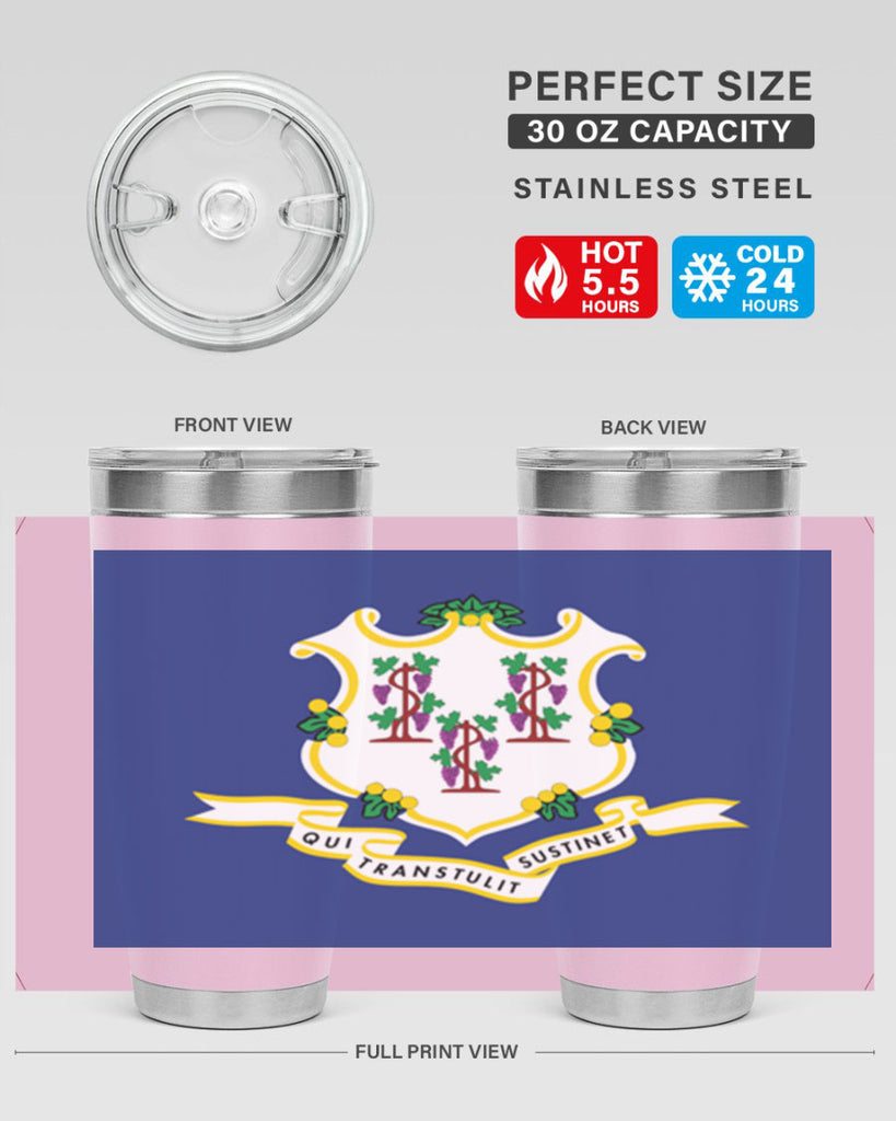 Connecticut 45#- Us Flags- Tumbler