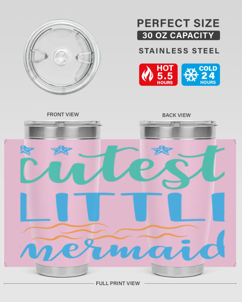 Cutest Little Mermaid Design 97#- mermaid- Tumbler