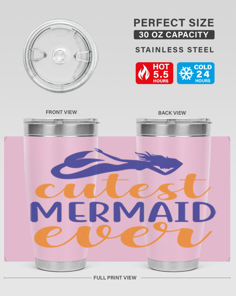 Cutest Mermaid Ever 91#- mermaid- Tumbler