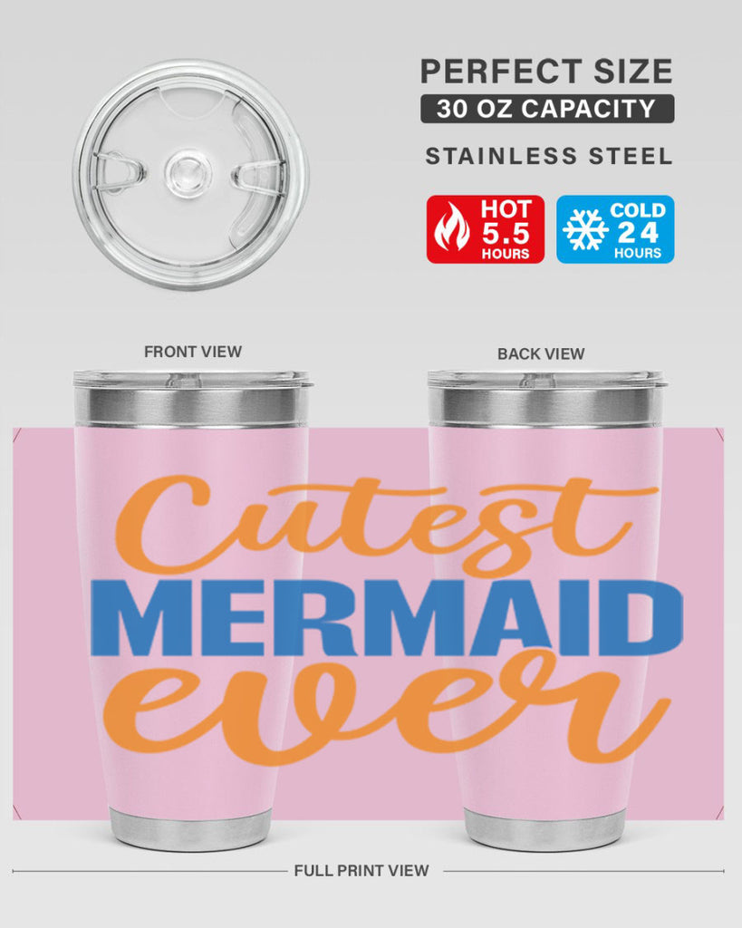 Cutest Mermaid Ever 94#- mermaid- Tumbler