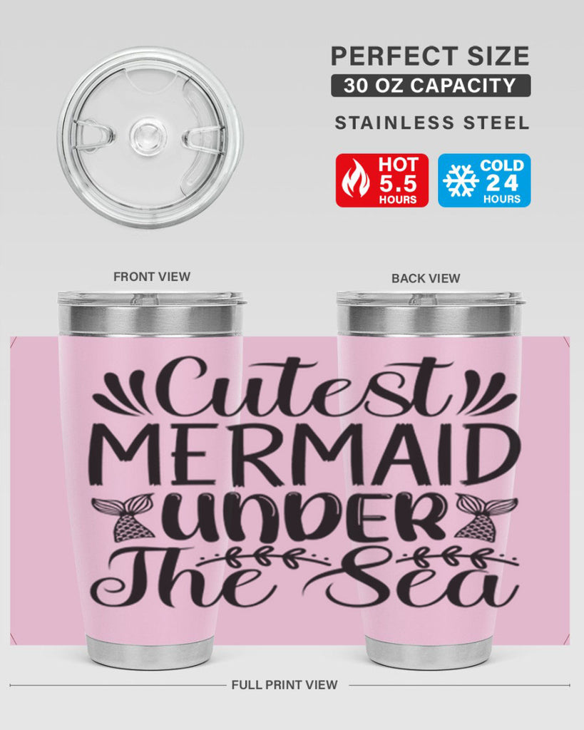 Cutest Mermaid Under The Sea 108#- mermaid- Tumbler