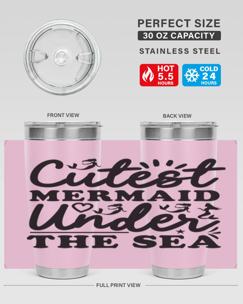 Cutest Mermaid Under the Sea 106#- mermaid- Tumbler
