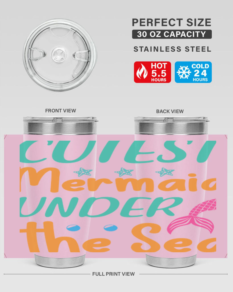 Cutest Mermaid Under the Sea 107#- mermaid- Tumbler