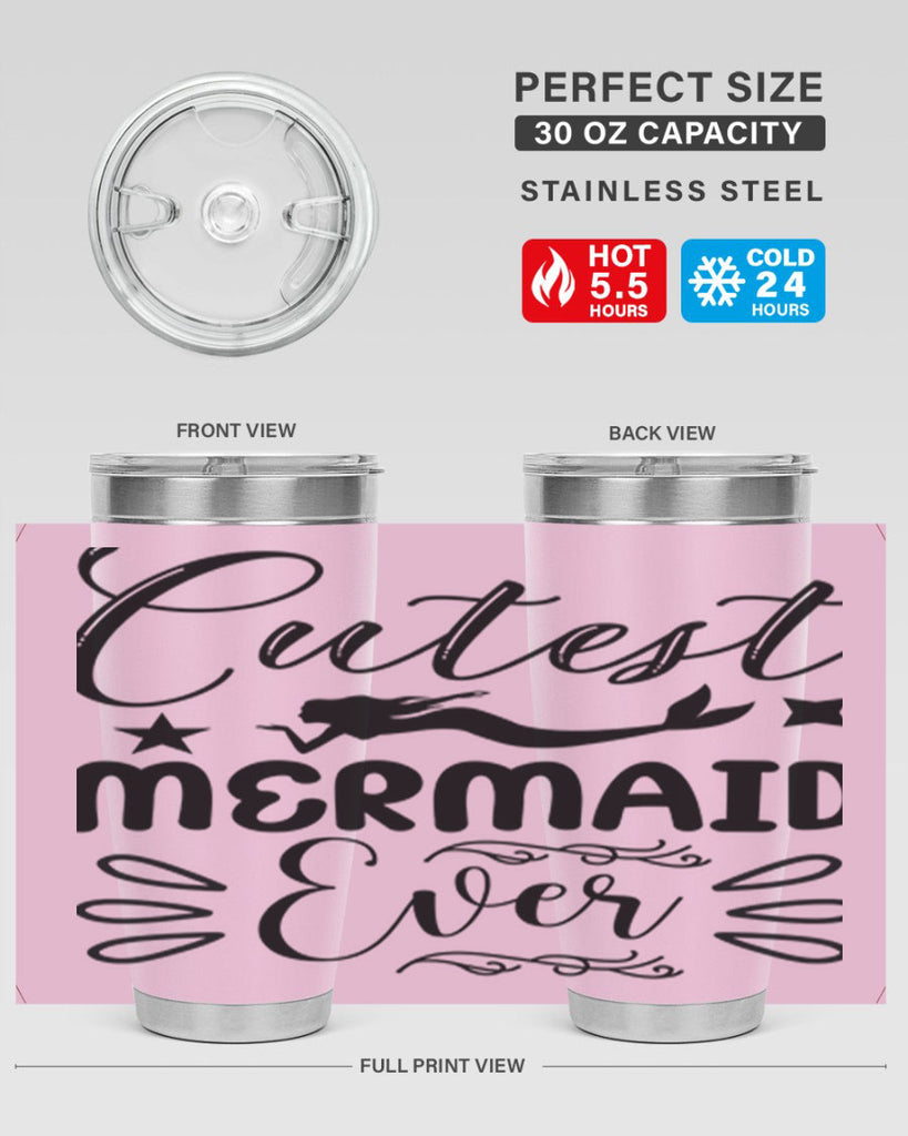 Cutest mermaid ever 101#- mermaid- Tumbler