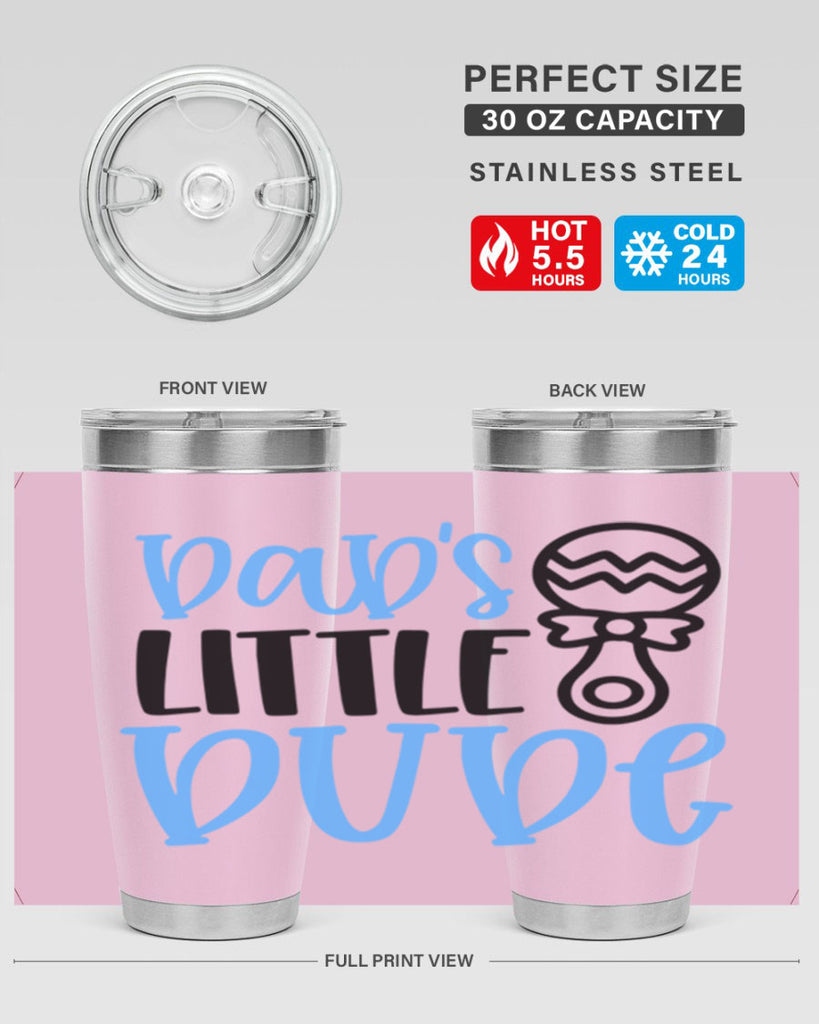Dads Little Dude Style 102#- baby- tumbler