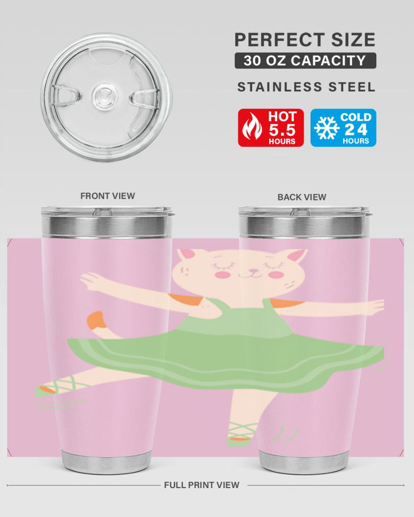 Dancing Cat Ballerina for Ballet Ballet 33#- ballet- Tumbler