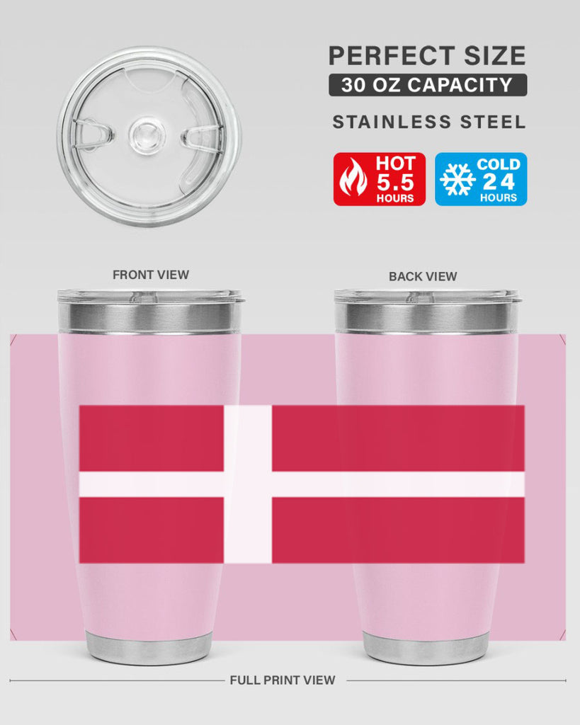 Denmark 151#- world flags- Tumbler