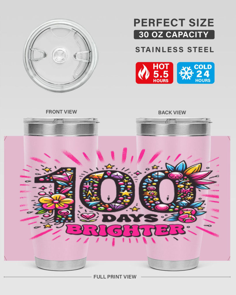 Easy 100 Days of School 50#- 100 days of school- Tumbler