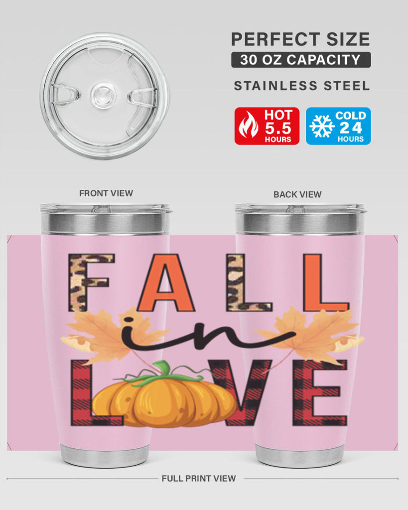 Fall in Love 104#- fall- Tumbler