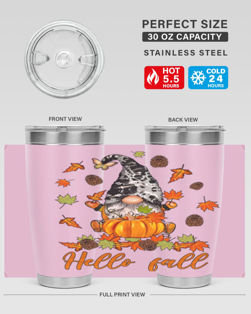 FallGnomeHelloAutumn 150#- fall- Tumbler