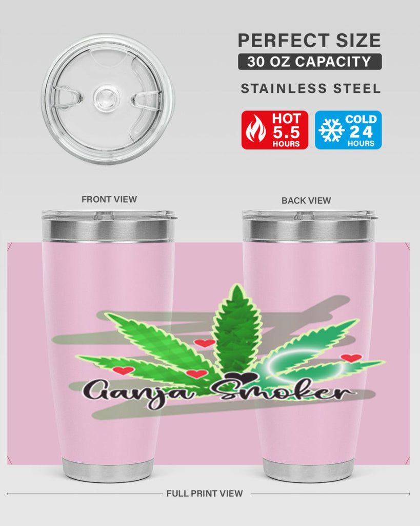 Ganja Smoker 88#- marijuana- Tumbler