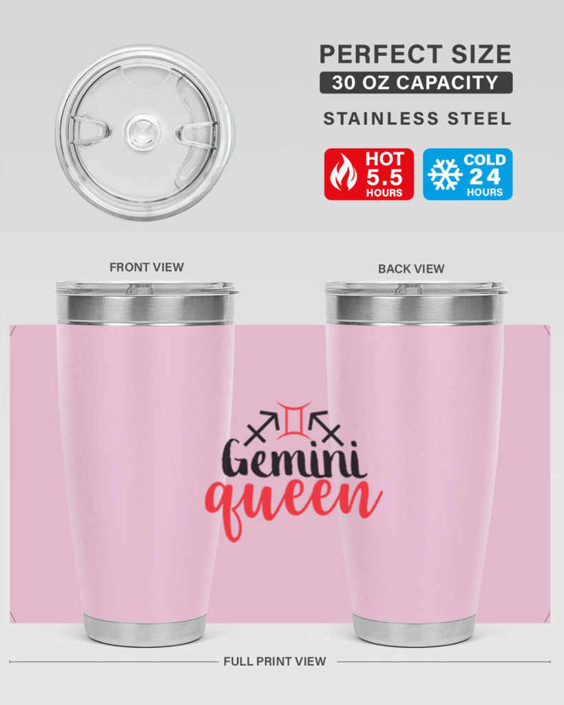 Gemini queen 215#- zodiac- Tumbler