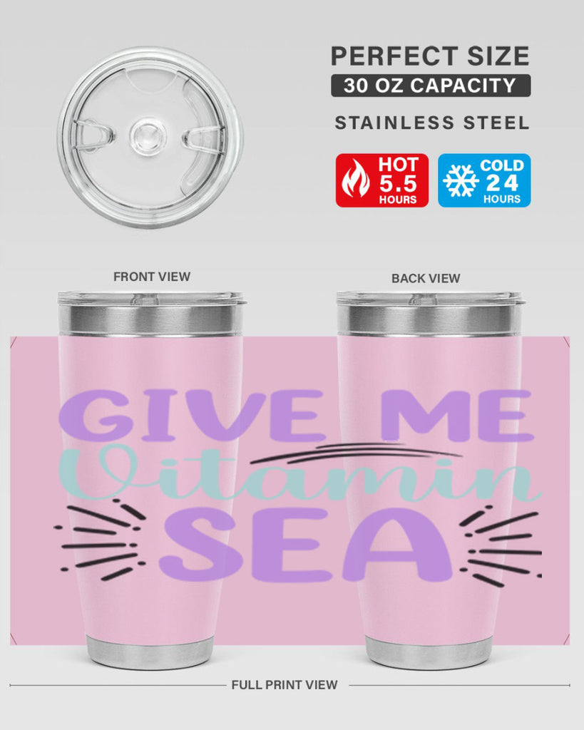 Give Me Vitamin Sea 189#- mermaid- Tumbler