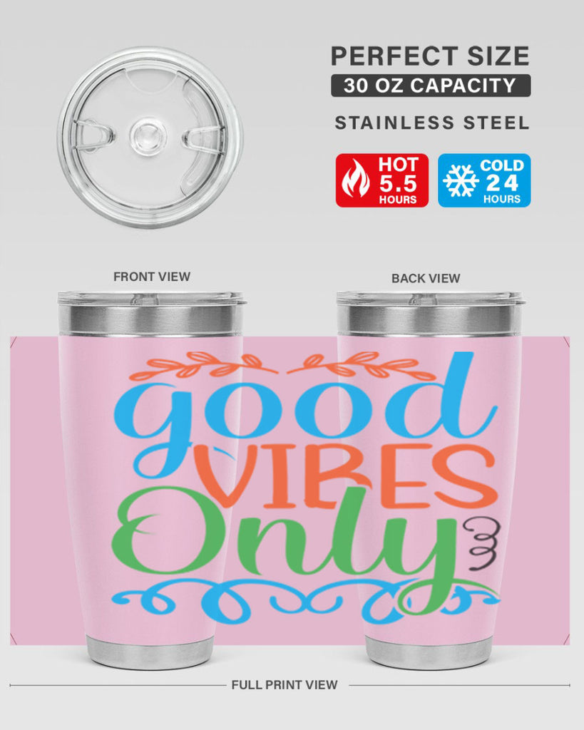 Good Vibes Only 198#- mermaid- Tumbler