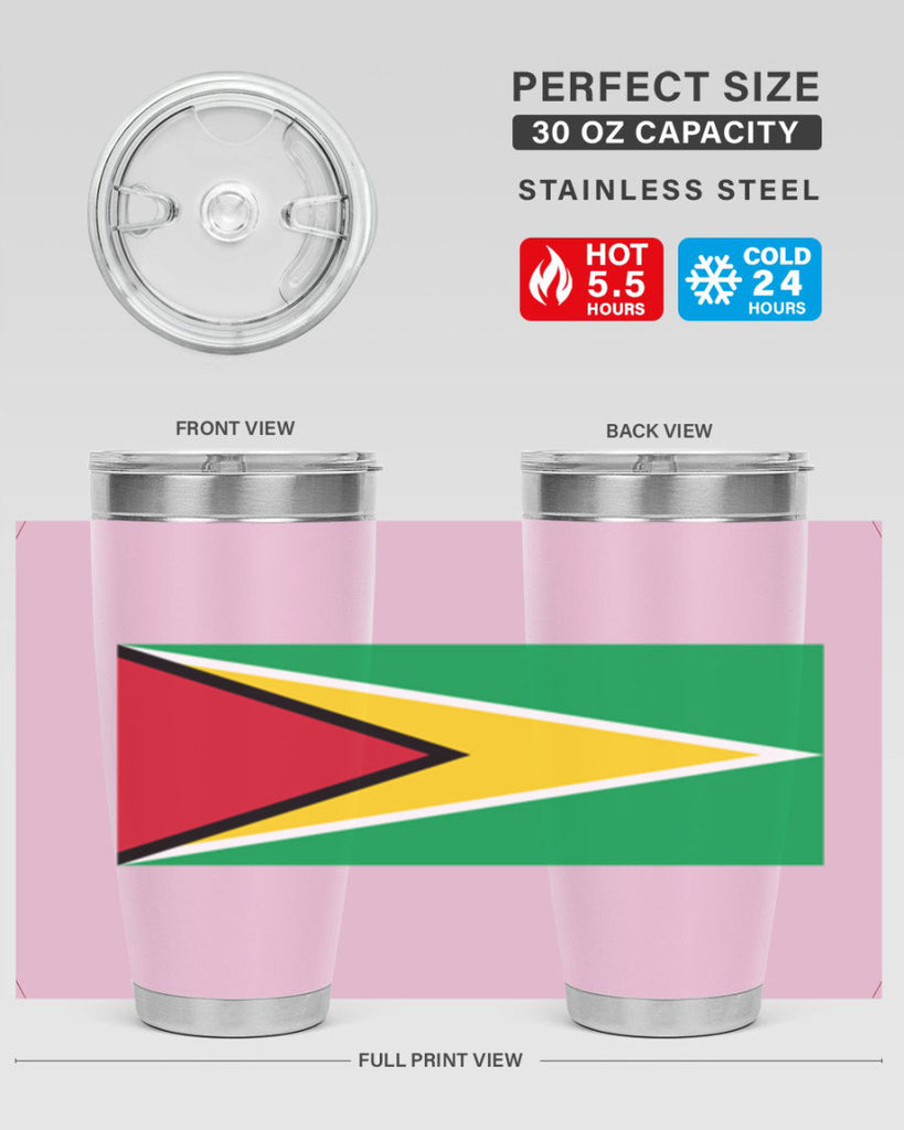 Guyana 126#- world flags- Tumbler