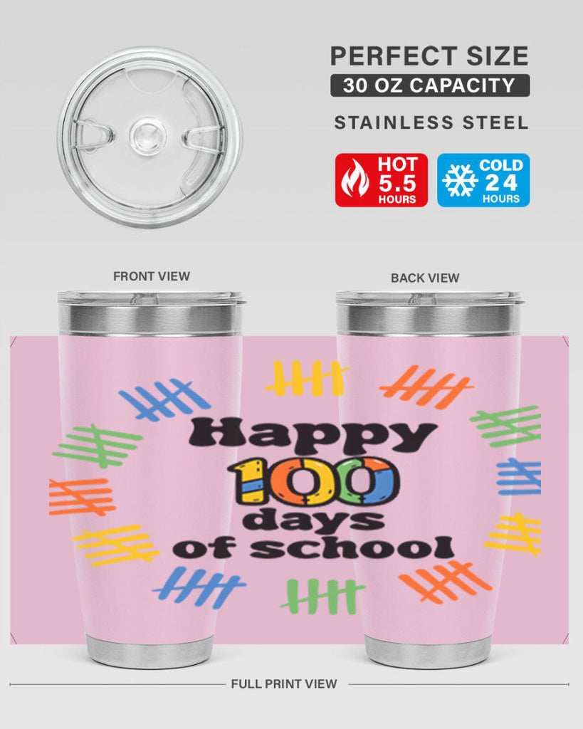 Happy 100 Days of School 51#- 100 days of school- Tumbler