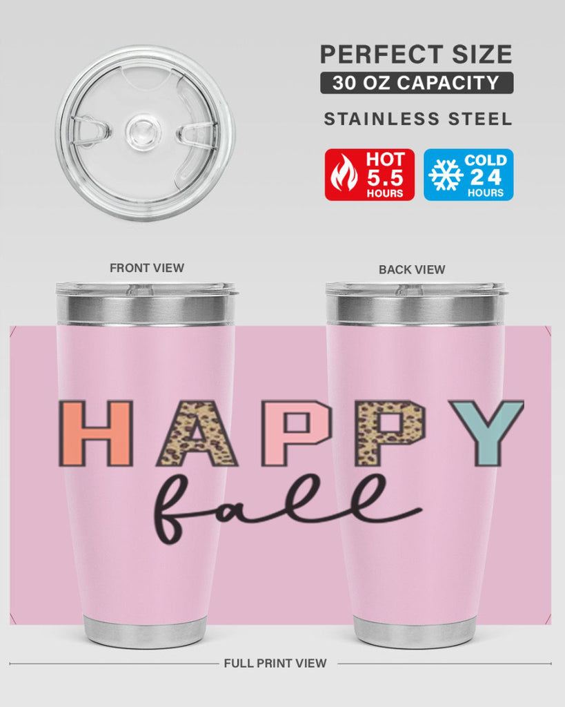 Happy fall 221#- fall- Tumbler