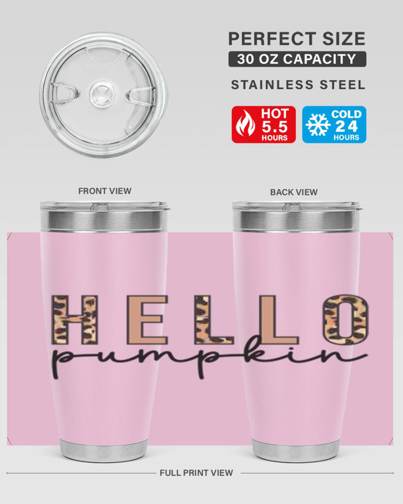 Hello Pumpkin Fall 291#- fall- Tumbler