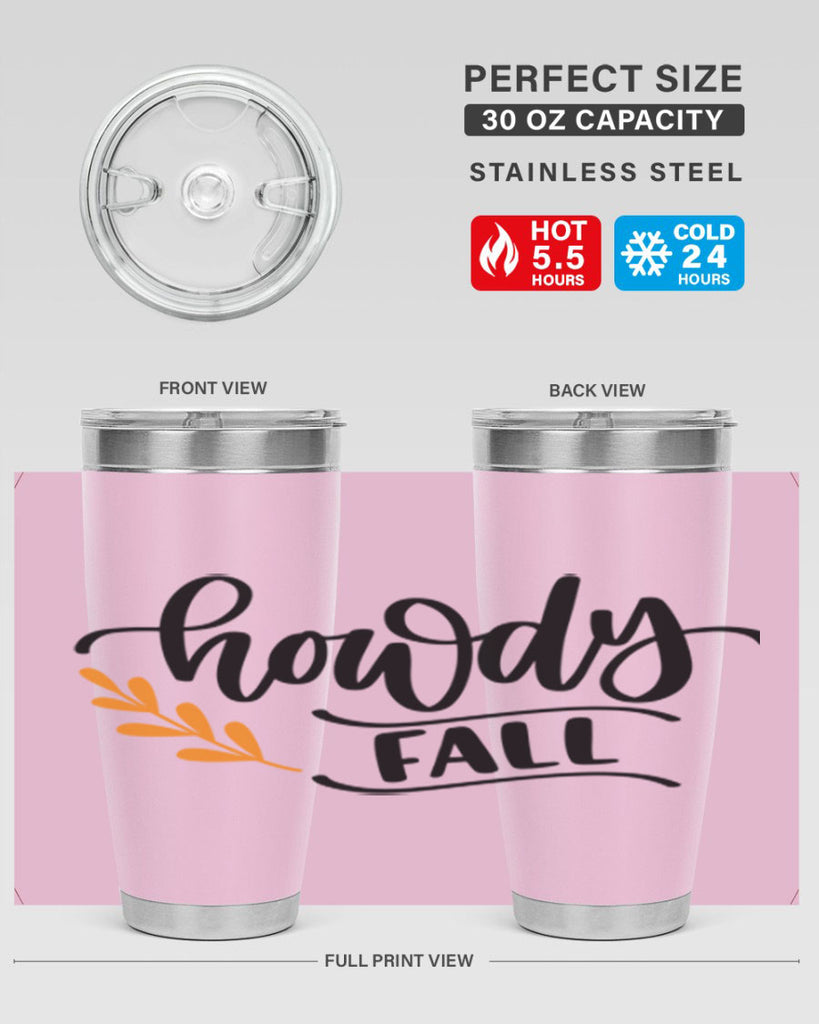 Howdy Fall 496#- fall- Tumbler