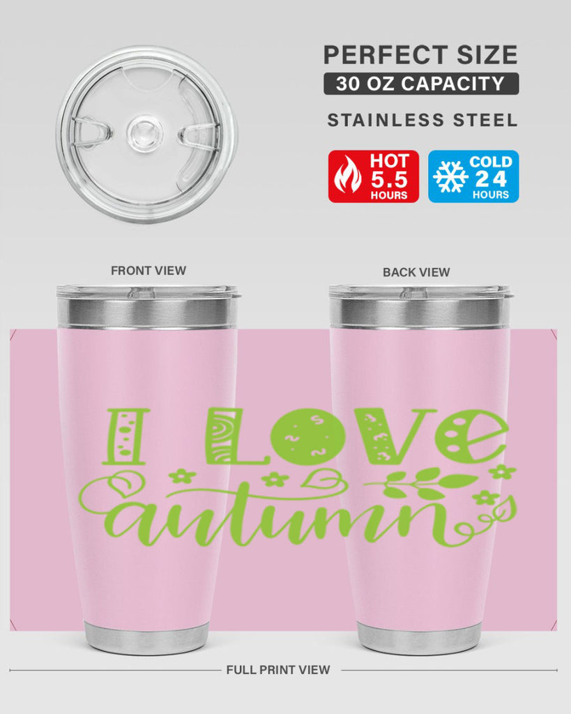 I Love Autumn 325#- fall- Tumbler