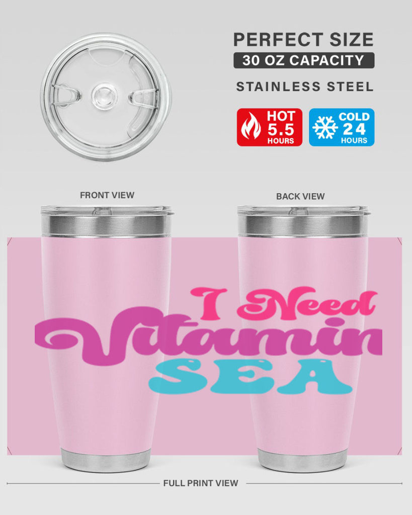 I Need Vitamin Sea 217#- mermaid- Tumbler