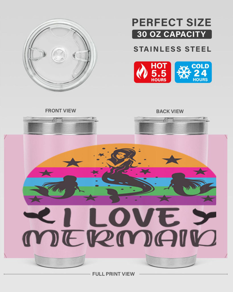 I love mermaid 230#- mermaid- Tumbler