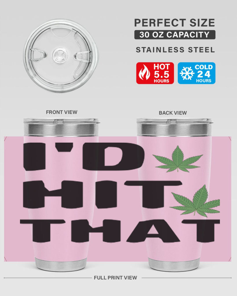 Id hit that cannabis 141#- marijuana- Tumbler