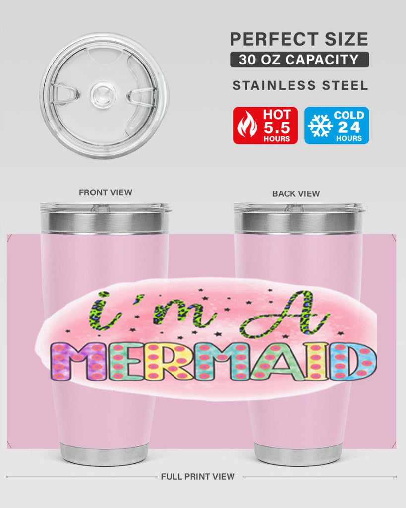 Im A Mermaid 255#- mermaid- Tumbler