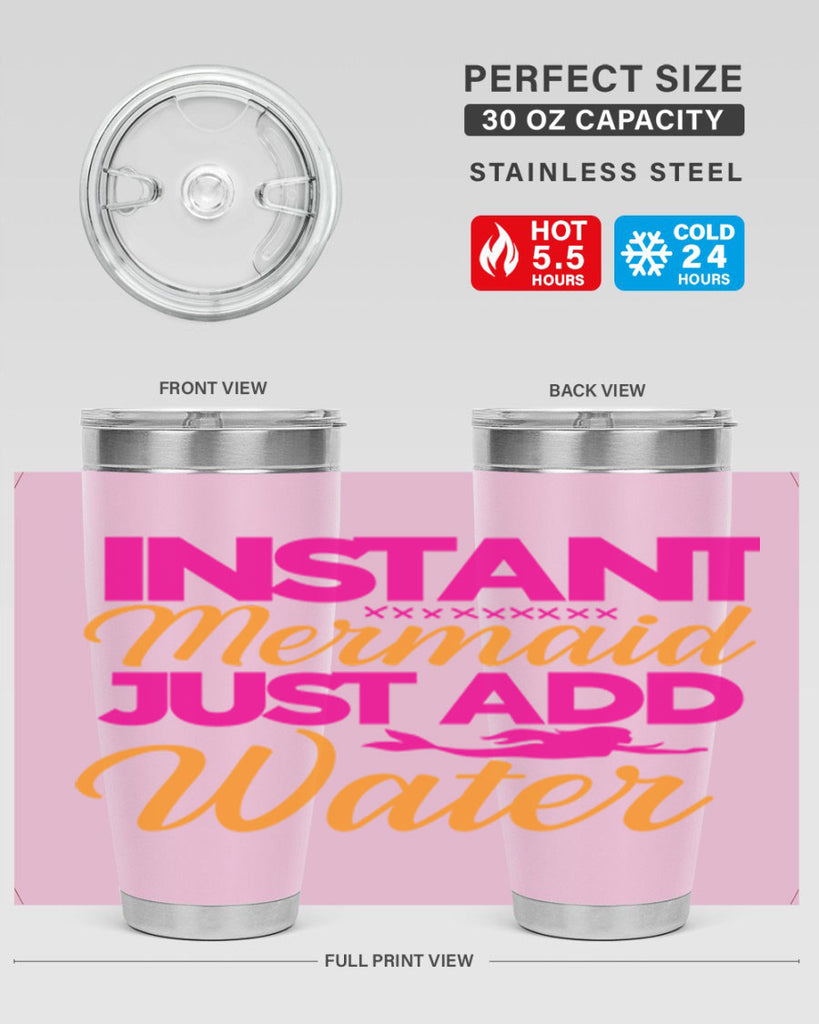 Instant Mermaid Just Add Water 267#- mermaid- Tumbler