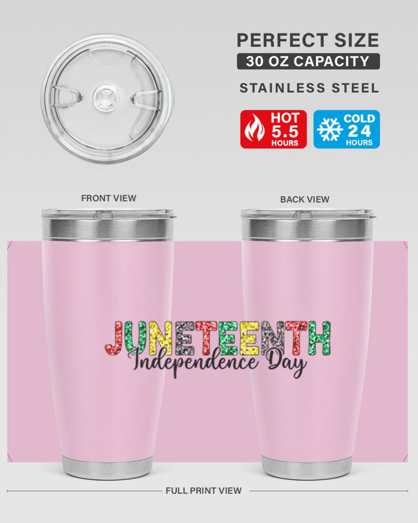 Juneteenth Independence Day 37#- Juneteenth- tumbler