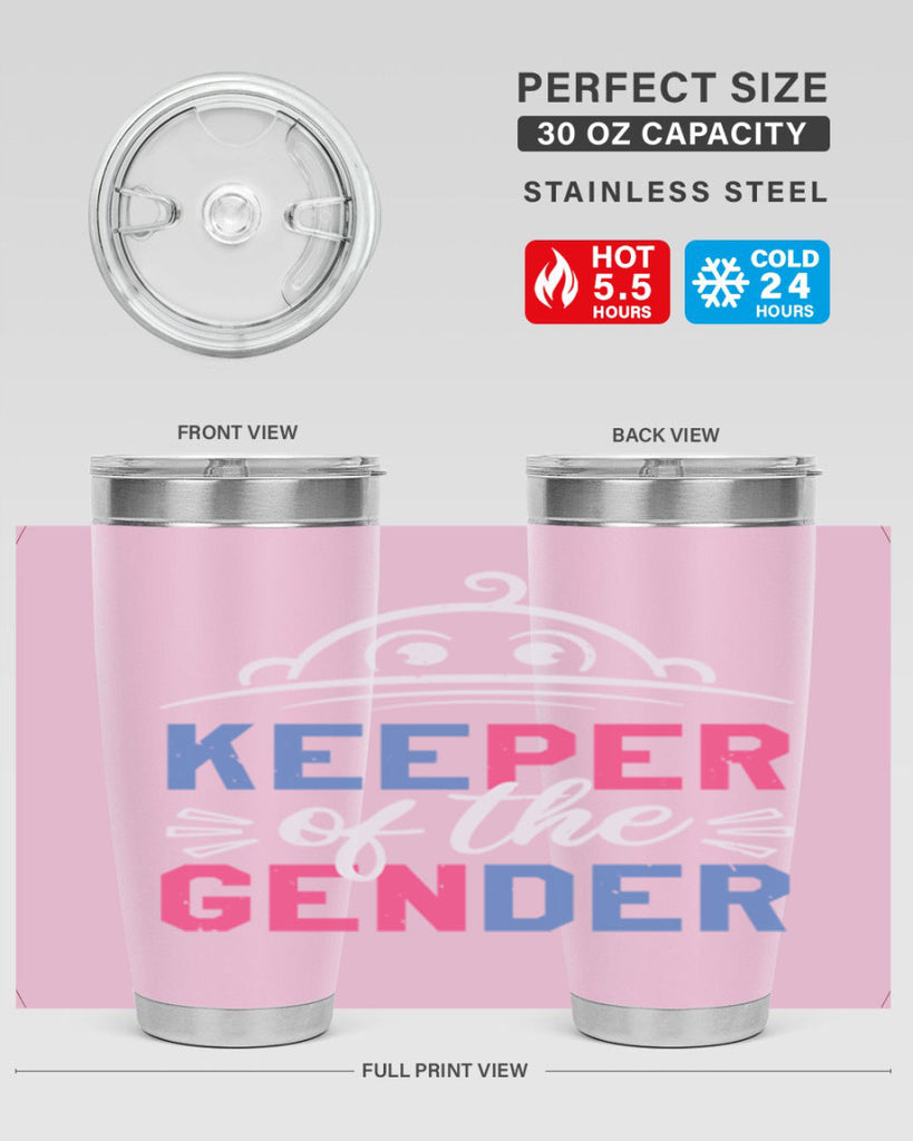 Keeper of the gender Style 31#- baby shower- tumbler