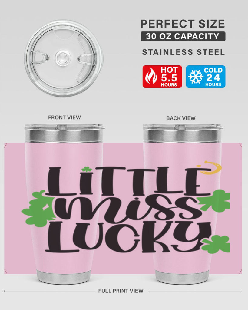 Little Miss Lucky Style 68#- St Patricks Day- Tumbler