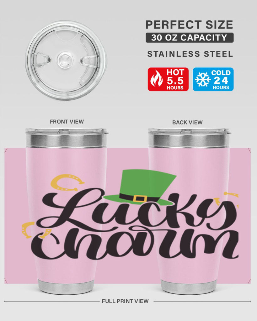 Lucky Charm Style 58#- St Patricks Day- Tumbler