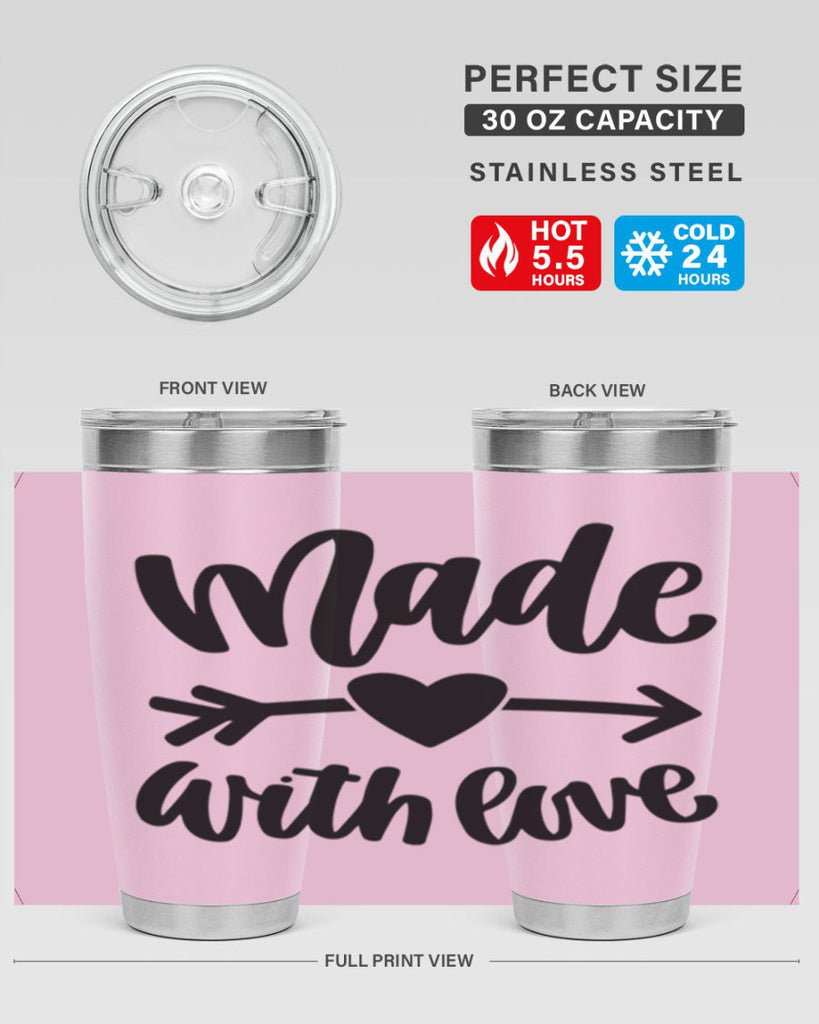 Made With Love Style 52#- baby- tumbler