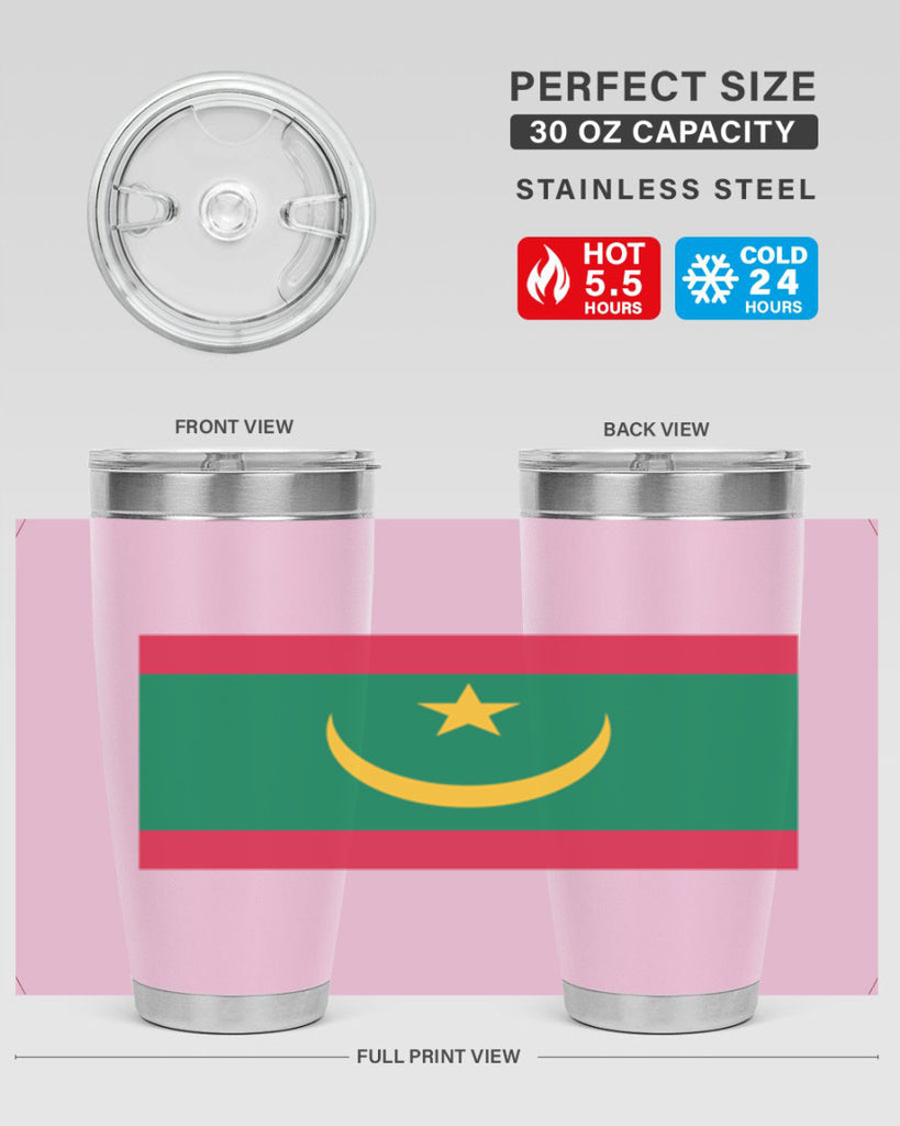 Mauritania 89#- world flags- Tumbler