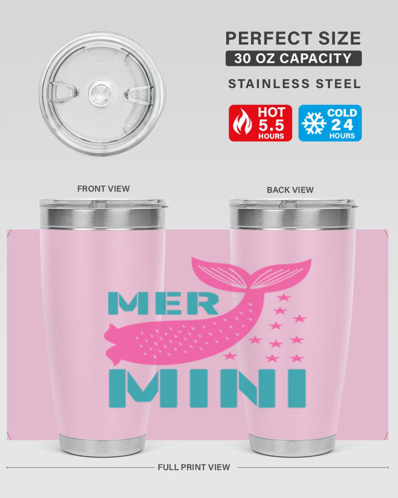 Mer Mini 341#- mermaid- Tumbler