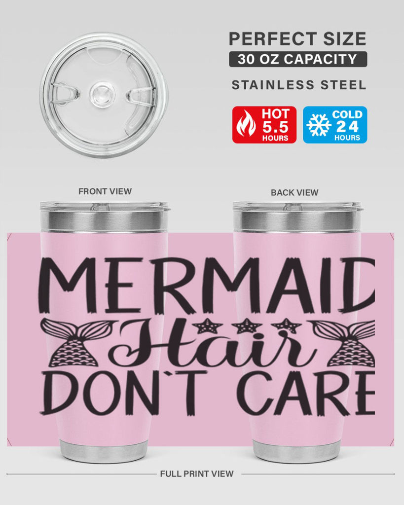 Mermaid Hair Dont Care 405#- mermaid- Tumbler