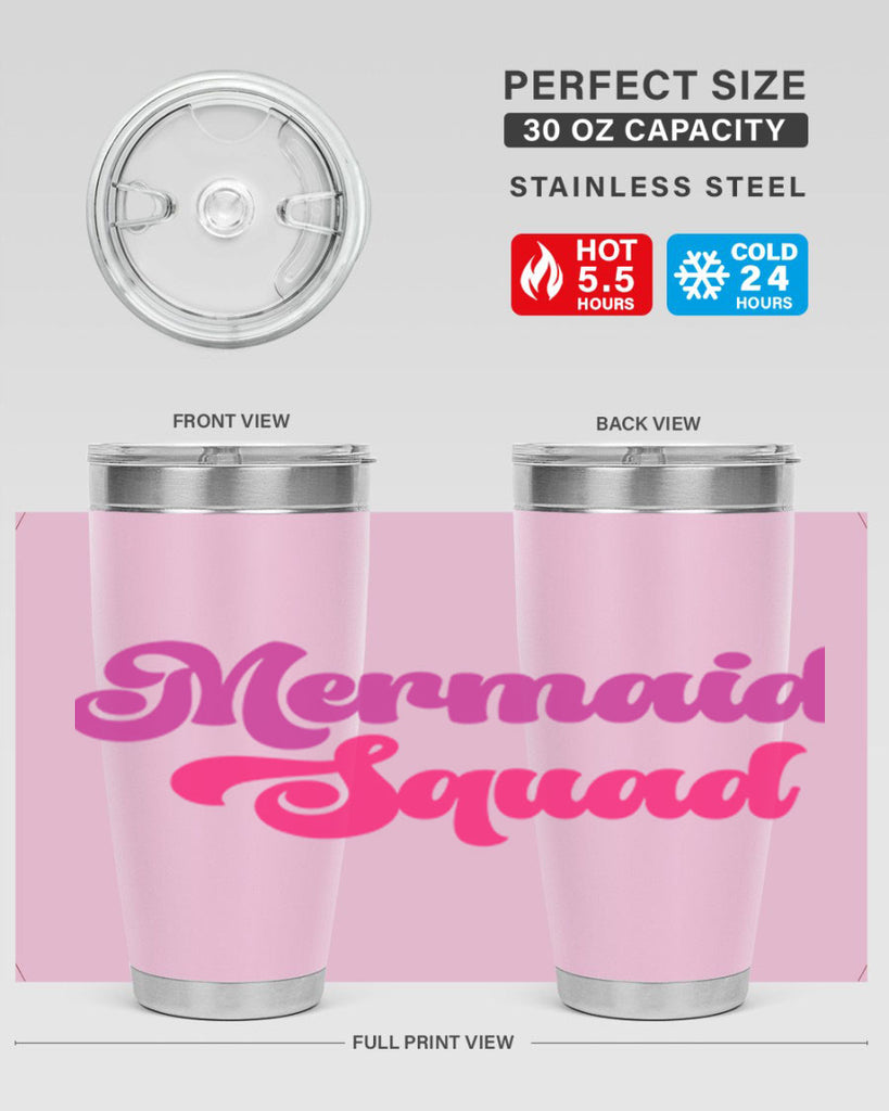 Mermaid Squad 384#- mermaid- Tumbler