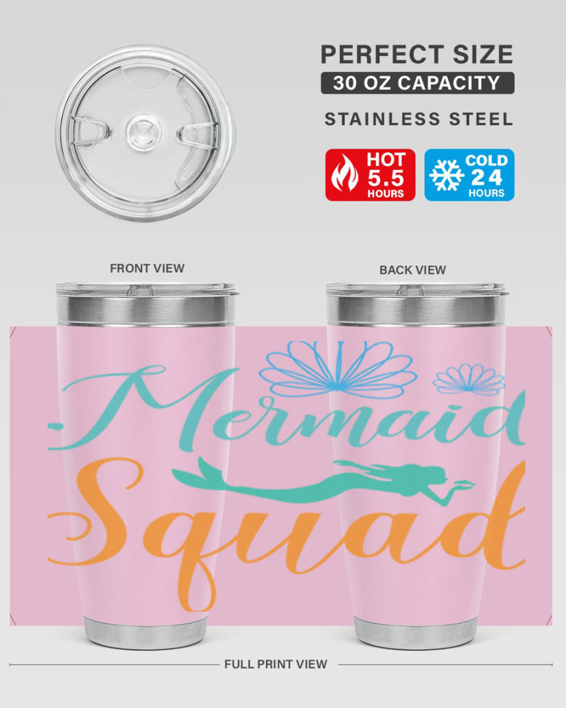 Mermaid Squad Design 449#- mermaid- Tumbler