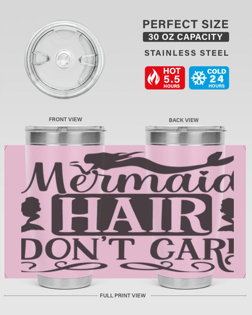 Mermaid hair dont care 409#- mermaid- Tumbler