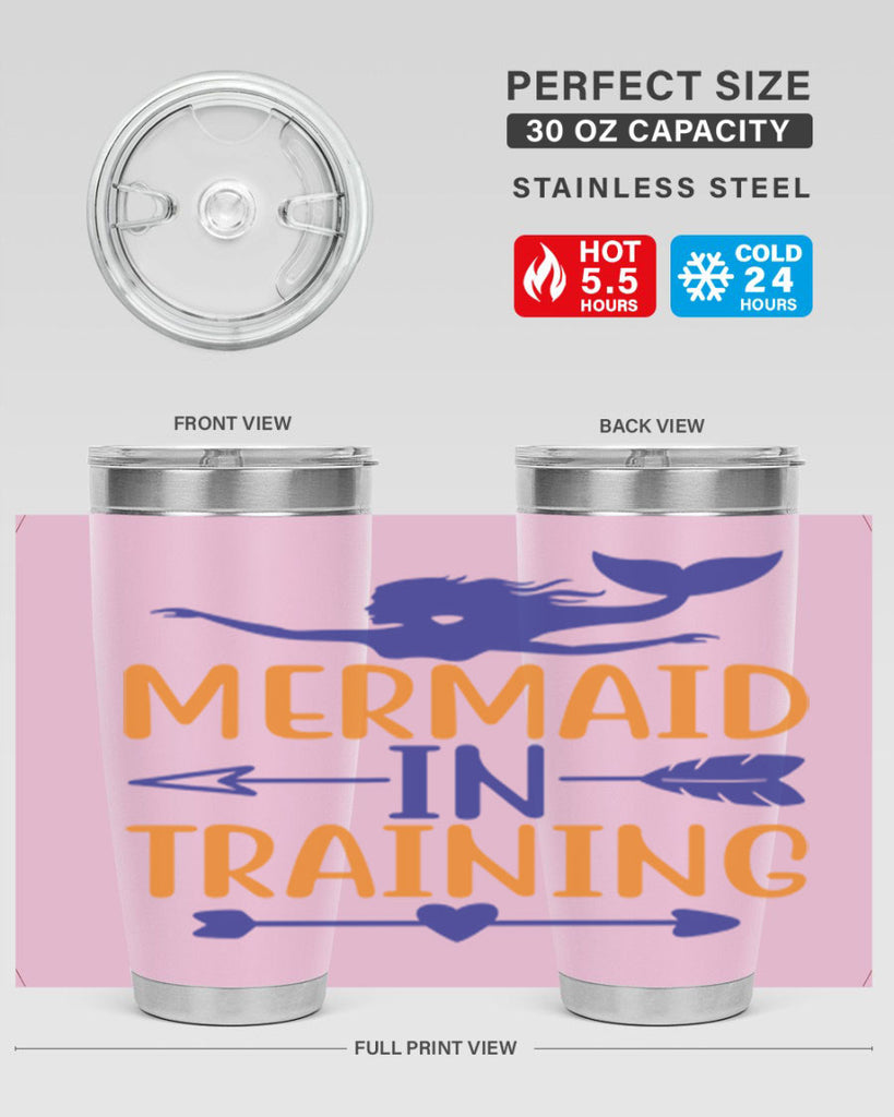 Mermaid in Training 360#- mermaid- Tumbler