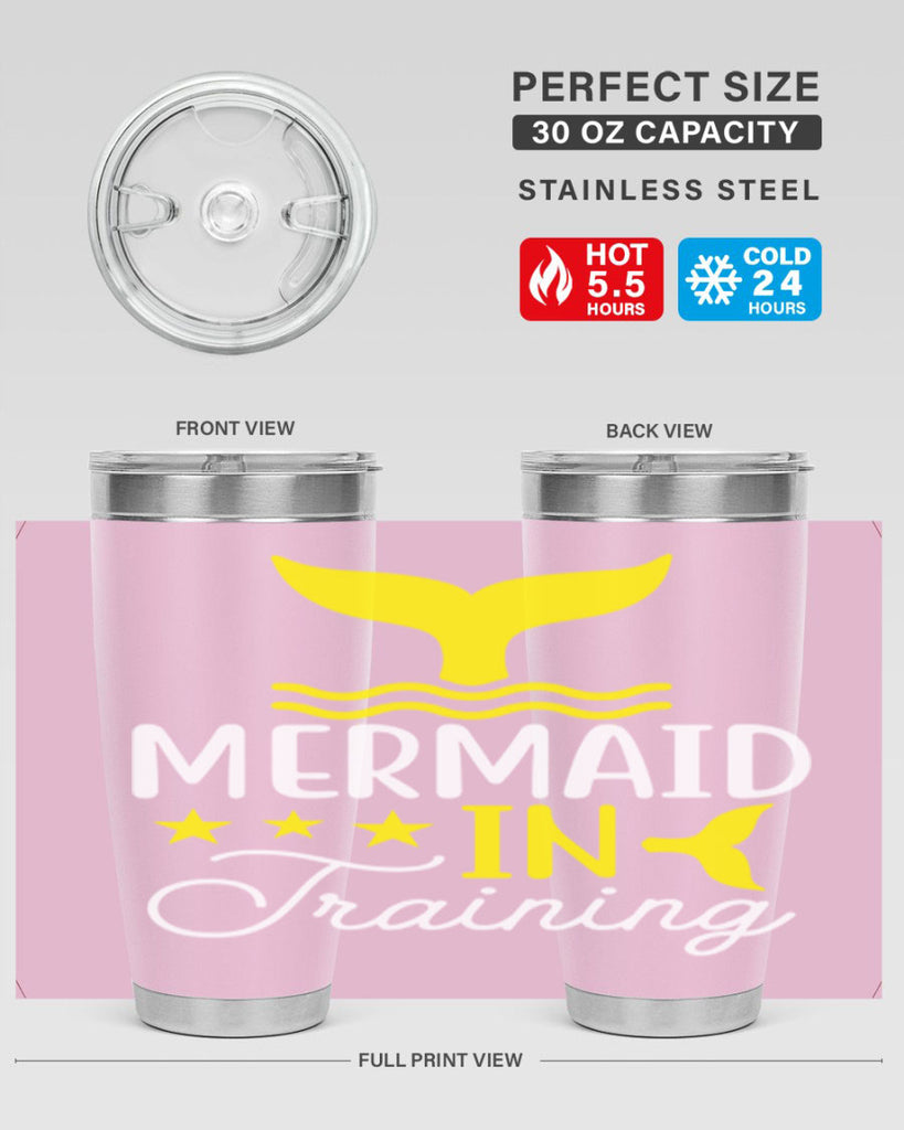 Mermaid in Training 361#- mermaid- Tumbler