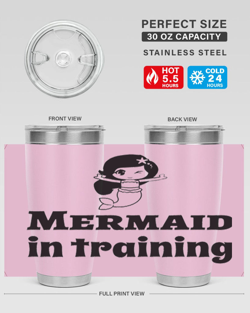 Mermaid in training 422#- mermaid- Tumbler