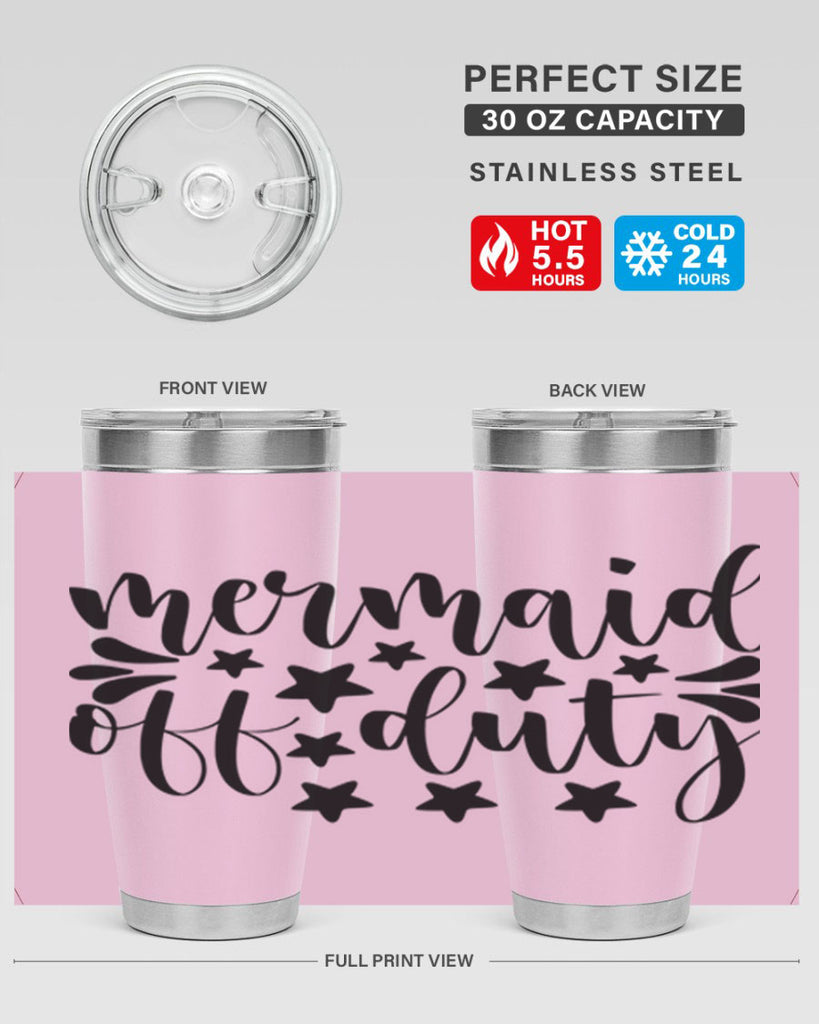 Mermaid off duty 436#- mermaid- Tumbler